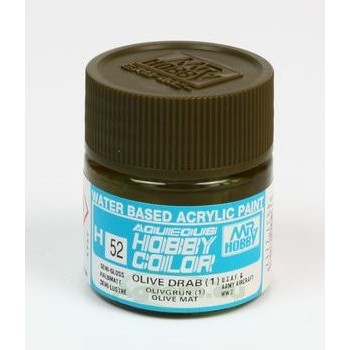 Mr Hobby Aqueous color H-052 Olive Drab